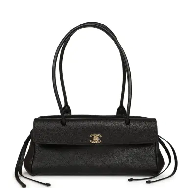 Chanel Chanel Small "Urban Essential" East West Shopping Tote Black Caviar Gold Hardware | Thumbnail 1 Chanel Chanel Small "Urban Essential" East West Shopping Tote Black Caviar Gold Hardware | Thumbnail 1