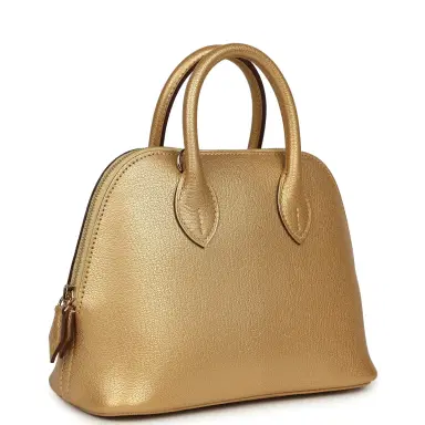 HERMÈS Hermes 1923 Bolide Mini Dore Chevre Chamkilight Permabrass Hardware | Thumbnail 2 HERMÈS Hermes 1923 Bolide Mini Dore Chevre Chamkilight Permabrass Hardware | Thumbnail 2