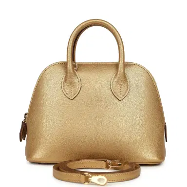 HERMÈS Hermes 1923 Bolide Mini Dore Chevre Chamkilight Permabrass Hardware | Thumbnail 1 HERMÈS Hermes 1923 Bolide Mini Dore Chevre Chamkilight Permabrass Hardware | Thumbnail 1