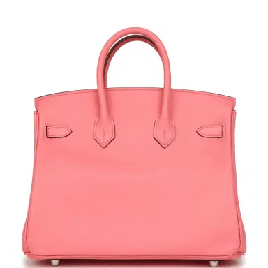 HERMÈS Hermes Birkin 25 Rose D'Ete Swift Palladium Hardware | Thumbnail 4 HERMÈS Hermes Birkin 25 Rose D'Ete Swift Palladium Hardware | Thumbnail 4