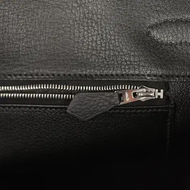 HERMÈS Hermes Birkin 35 Black Togo Palladium Hardware | Thumbnail 9 HERMÈS Hermes Birkin 35 Black Togo Palladium Hardware | Thumbnail 9