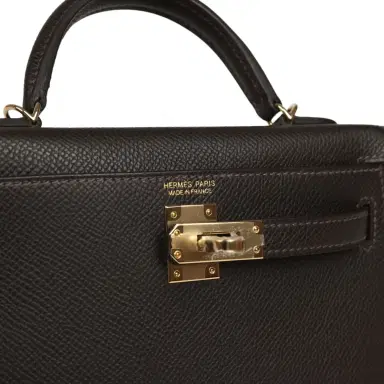HERMÈS Hermes Kelly Sellier 20 Bai-Brun Epsom Permabrass Hardware | Thumbnail 7 HERMÈS Hermes Kelly Sellier 20 Bai-Brun Epsom Permabrass Hardware | Thumbnail 7