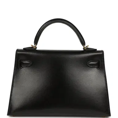 HERMÈS Hermes Kelly Sellier 20 Black Box Gold Hardware | Thumbnail 4 HERMÈS Hermes Kelly Sellier 20 Black Box Gold Hardware | Thumbnail 4
