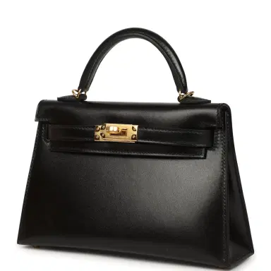 HERMÈS Hermes Kelly Sellier 20 Black Box Gold Hardware | Thumbnail 5 HERMÈS Hermes Kelly Sellier 20 Black Box Gold Hardware | Thumbnail 5