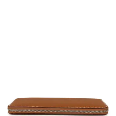 HERMÈS Hermes Silk'In Classique Long Wallet Gold Epsom Palladium Hardware | Thumbnail 7 HERMÈS Hermes Silk'In Classique Long Wallet Gold Epsom Palladium Hardware | Thumbnail 7