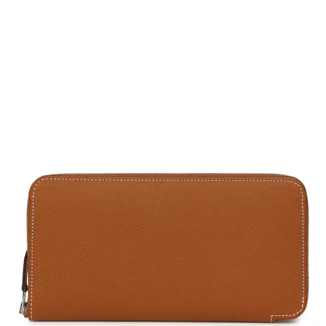Hermes Silk'In Classique Long Wallet Gold Epsom Palladium Hardware Hermes Silk'In Classique Long Wallet Gold Epsom Palladium Hardware