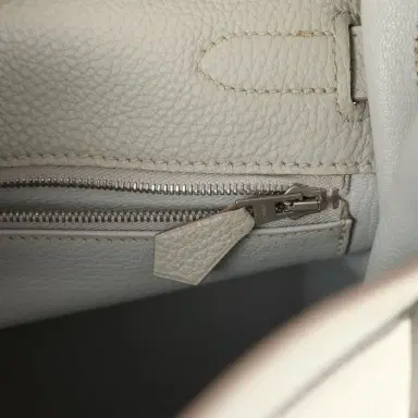 HERMÈS Pre-owned Hermes Kelly Retourne 32 Gris Perle Togo Palladium Hardware | Thumbnail 9 HERMÈS Pre-owned Hermes Kelly Retourne 32 Gris Perle Togo Palladium Hardware | Thumbnail 9