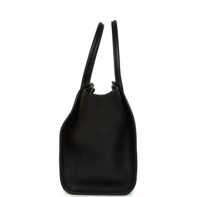 The Row The Row Marlo 12 Tote Bag Black Saddle Silver Hardware | Thumbnail 3 The Row The Row Marlo 12 Tote Bag Black Saddle Silver Hardware | Thumbnail 3