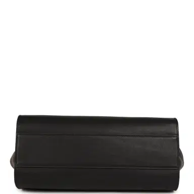 The Row The Row Marlo 12 Tote Bag Black Saddle Silver Hardware | Thumbnail 6 The Row The Row Marlo 12 Tote Bag Black Saddle Silver Hardware | Thumbnail 6