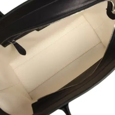 The Row The Row Marlo 12 Tote Bag Black Saddle Silver Hardware | Thumbnail 7 The Row The Row Marlo 12 Tote Bag Black Saddle Silver Hardware | Thumbnail 7