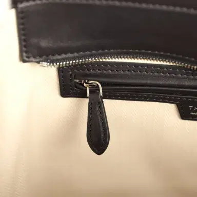 The Row The Row Marlo 12 Tote Bag Black Saddle Silver Hardware | Thumbnail 8 The Row The Row Marlo 12 Tote Bag Black Saddle Silver Hardware | Thumbnail 8