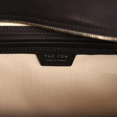 The Row The Row Marlo 12 Tote Bag Black Saddle Silver Hardware | Thumbnail 9 The Row The Row Marlo 12 Tote Bag Black Saddle Silver Hardware | Thumbnail 9