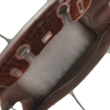 HERMÈS Vintage Hermes Birkin 30 Cocaon Shiny Niloticus Crocodile Palladium Hardware | Thumbnail 7 HERMÈS Vintage Hermes Birkin 30 Cocaon Shiny Niloticus Crocodile Palladium Hardware | Thumbnail 7