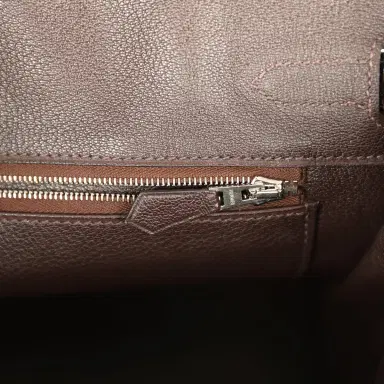 HERMÈS Vintage Hermes Birkin 30 Cocaon Shiny Niloticus Crocodile Palladium Hardware | Thumbnail 8 HERMÈS Vintage Hermes Birkin 30 Cocaon Shiny Niloticus Crocodile Palladium Hardware | Thumbnail 8