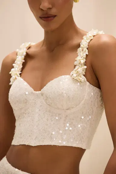 PatBo IARA CROCHET CORSET TOP | Thumbnail 1 PatBo IARA CROCHET CORSET TOP | Thumbnail 1