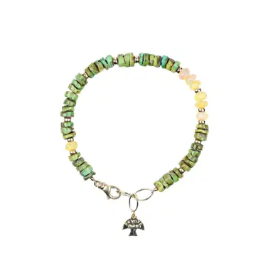 Peyote Bird Peyote Bird Designs Padma 14K Yellow Gold Multi-Gemstone Bracelet by The Solist | Thumbnail 1 Peyote Bird Peyote Bird Designs Padma 14K Yellow Gold Multi-Gemstone Bracelet by The Solist | Thumbnail 1