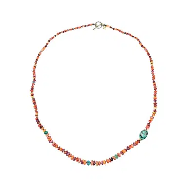 Peyote Bird Peyote Bird Designs Satya 14K Yellow Gold Multi-Gemstone Necklace by The Solist | Thumbnail 1 Peyote Bird Peyote Bird Designs Satya 14K Yellow Gold Multi-Gemstone Necklace by The Solist | Thumbnail 1
