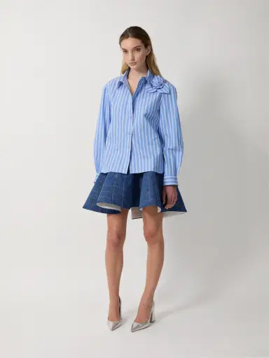 Aknvas The Flor shirt in blue stripe | Thumbnail 5 Aknvas The Flor shirt in blue stripe | Thumbnail 5
