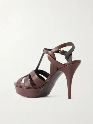 Saint Laurent Tribute Leather Platform Sandals | Thumbnail 3 Saint Laurent Tribute Leather Platform Sandals | Thumbnail 3
