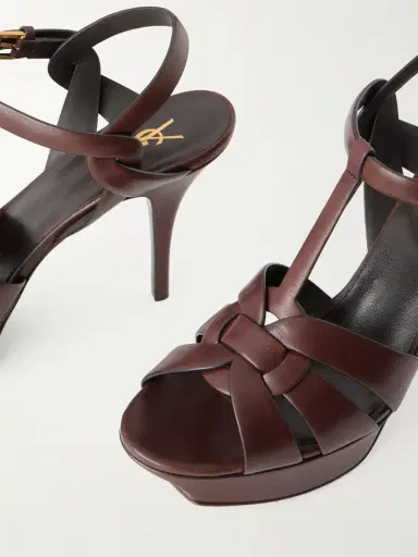 Saint Laurent Tribute Leather Platform Sandals | Thumbnail 5 Saint Laurent Tribute Leather Platform Sandals | Thumbnail 5