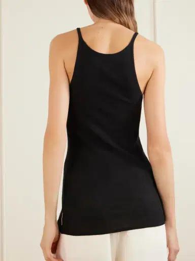 Calvin Klein Collection Alicia Cotton-blend Jersey Tank Top | Thumbnail 4 Calvin Klein Collection Alicia Cotton-blend Jersey Tank Top | Thumbnail 4