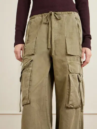 Citizens of Humanity Andira Cotton And Linen Wide-leg Cargo Pants | Thumbnail 4 Citizens of Humanity Andira Cotton And Linen Wide-leg Cargo Pants | Thumbnail 4