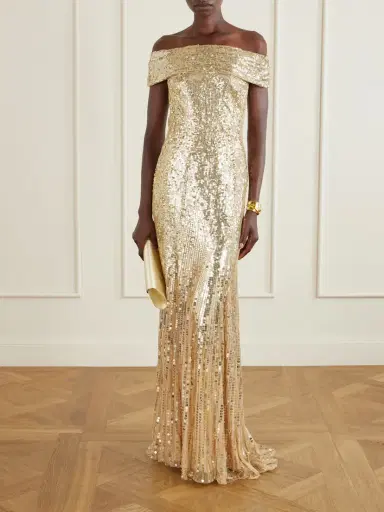 Jenny Packham Trixie Embellished Gown | Thumbnail 2 Jenny Packham Trixie Embellished Gown | Thumbnail 2