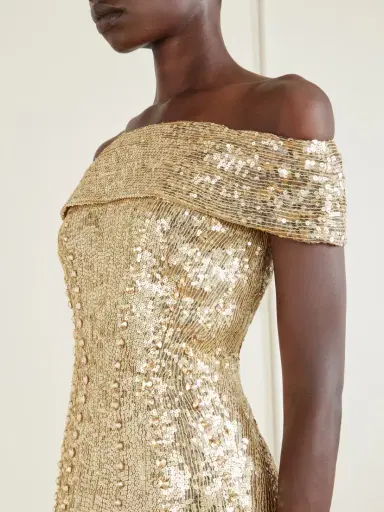 Jenny Packham Trixie Embellished Gown | Thumbnail 4 Jenny Packham Trixie Embellished Gown | Thumbnail 4