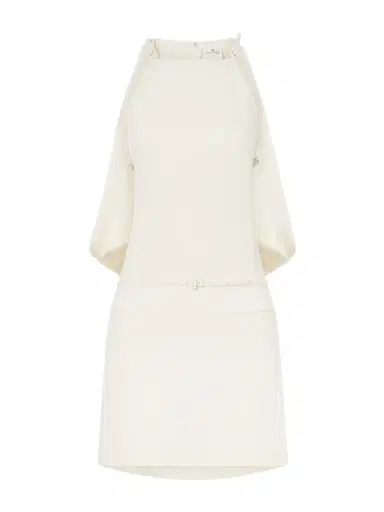 Courrèges Cut-out Belted Jersey Dress | Thumbnail 1 Courrèges Cut-out Belted Jersey Dress | Thumbnail 1