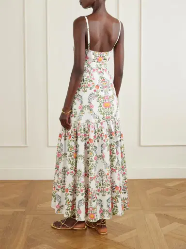 Borgo de Nor Cordiela Tiered Broderie Anglaise Cotton Maxi Dress | Thumbnail 3 Borgo de Nor Cordiela Tiered Broderie Anglaise Cotton Maxi Dress | Thumbnail 3