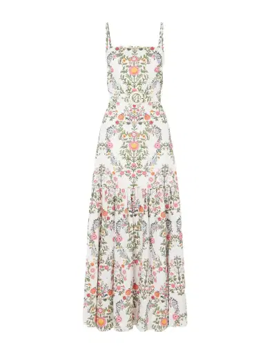 Borgo de Nor Cordiela Tiered Broderie Anglaise Cotton Maxi Dress | Thumbnail 1 Borgo de Nor Cordiela Tiered Broderie Anglaise Cotton Maxi Dress | Thumbnail 1