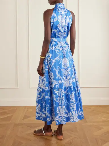 Borgo de Nor Biba Floral-printed Cotton Maxi Dress | Thumbnail 3 Borgo de Nor Biba Floral-printed Cotton Maxi Dress | Thumbnail 3