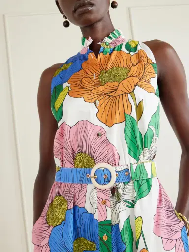 Borgo de Nor Biba Tiered Printed Cotton-poplin Maxi Dress | Thumbnail 4 Borgo de Nor Biba Tiered Printed Cotton-poplin Maxi Dress | Thumbnail 4