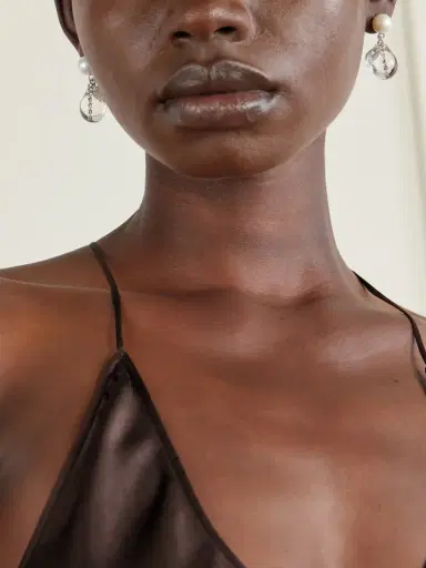 Completedworks Crystal And Pearl-embellished Resin Drop Earrings | Thumbnail 2 Completedworks Crystal And Pearl-embellished Resin Drop Earrings | Thumbnail 2