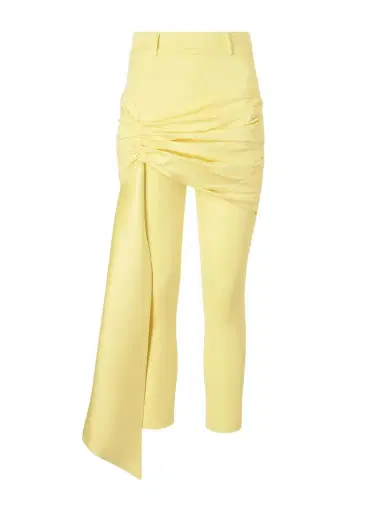 Rabanne Cropped Tie-detailed Stretch-jersey Pants | Thumbnail 1 Rabanne Cropped Tie-detailed Stretch-jersey Pants | Thumbnail 1