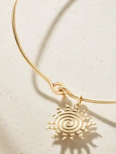 Marlo Laz El Sol 14-karat Gold Diamond Pendant Necklace | Thumbnail 3 Marlo Laz El Sol 14-karat Gold Diamond Pendant Necklace | Thumbnail 3