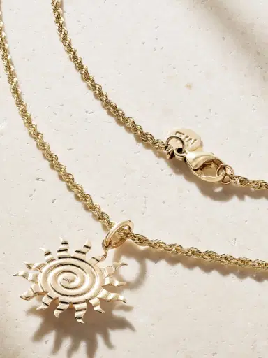 Marlo Laz El Sol Small 14-karat Gold Diamond Necklace | Thumbnail 3 Marlo Laz El Sol Small 14-karat Gold Diamond Necklace | Thumbnail 3