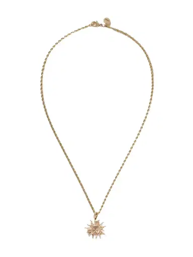 Marlo Laz El Sol Small 14-karat Gold Diamond Necklace | Thumbnail 1 Marlo Laz El Sol Small 14-karat Gold Diamond Necklace | Thumbnail 1