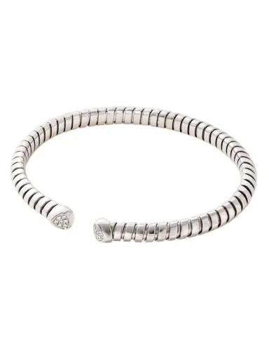 Marina B Trisolina 18-karat White Gold Diamonds Bangle | Thumbnail 1 Marina B Trisolina 18-karat White Gold Diamonds Bangle | Thumbnail 1