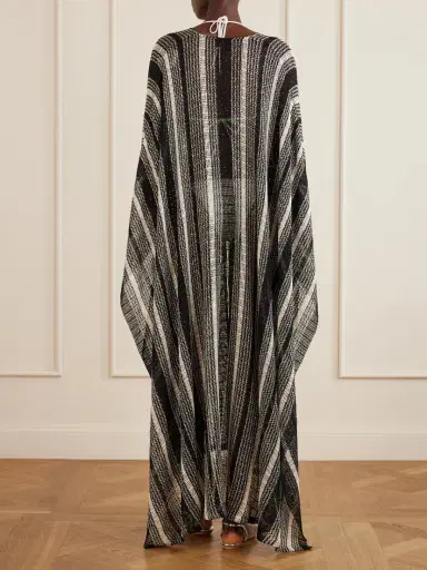 Missoni Sequin-embellished Striped Metallic Coverup | Thumbnail 3 Missoni Sequin-embellished Striped Metallic Coverup | Thumbnail 3