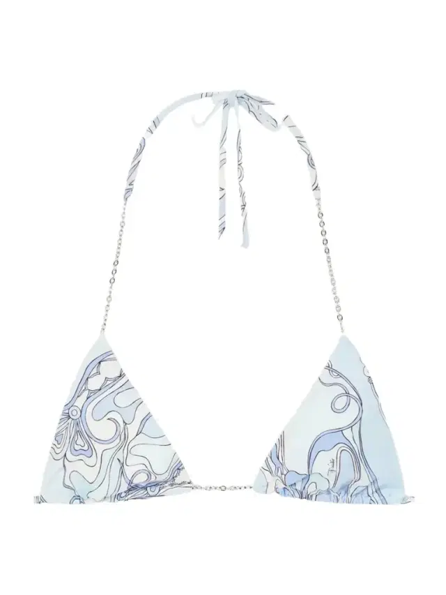 Printed Triangle Bikini Top Printed Triangle Bikini Top