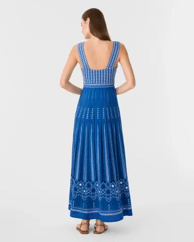 Emporio Sirenuse Nellie Dress with with Celestial Embroidery | Thumbnail 5 Emporio Sirenuse Nellie Dress with with Celestial Embroidery | Thumbnail 5