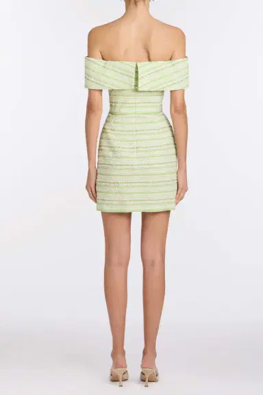 Markarian Alice Lime Textured Stripe Dress | Thumbnail 4 Markarian Alice Lime Textured Stripe Dress | Thumbnail 4