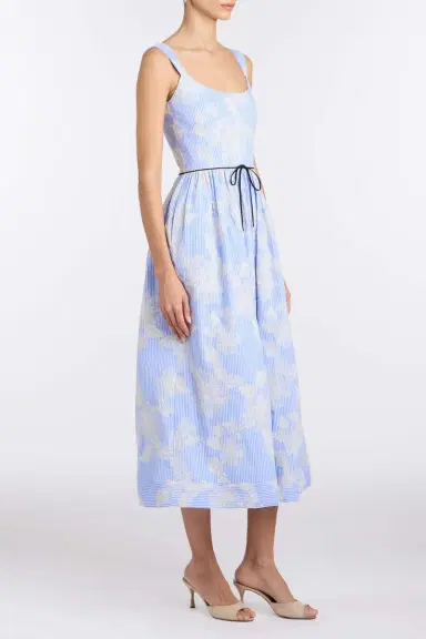 Markarian Apple Embroidered Stripe Dress | Thumbnail 3 Markarian Apple Embroidered Stripe Dress | Thumbnail 3
