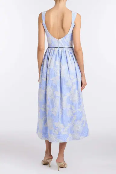 Markarian Apple Embroidered Stripe Dress | Thumbnail 4 Markarian Apple Embroidered Stripe Dress | Thumbnail 4