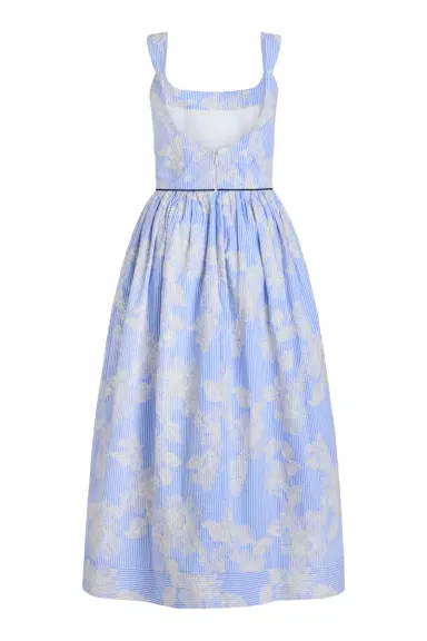 Markarian Apple Embroidered Stripe Dress | Thumbnail 5 Markarian Apple Embroidered Stripe Dress | Thumbnail 5