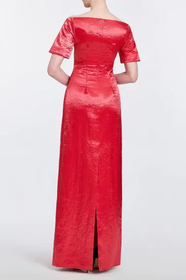 Markarian Gilda Short Sleeve Column Gown | Thumbnail 4 Markarian Gilda Short Sleeve Column Gown | Thumbnail 4