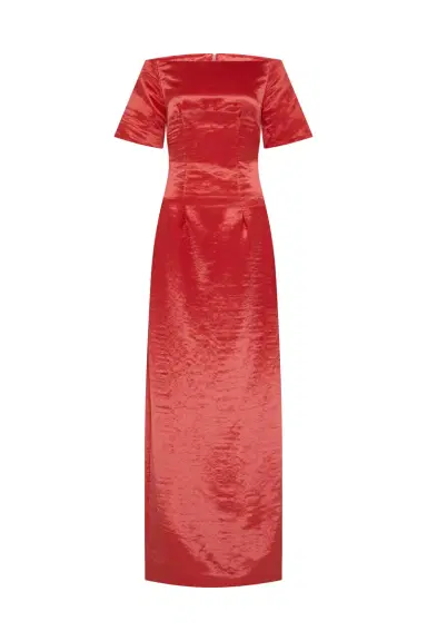Markarian Gilda Short Sleeve Column Gown | Thumbnail 1 Markarian Gilda Short Sleeve Column Gown | Thumbnail 1