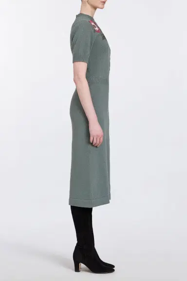Markarian Iris Floral Patch Sweater Dress | Thumbnail 3 Markarian Iris Floral Patch Sweater Dress | Thumbnail 3