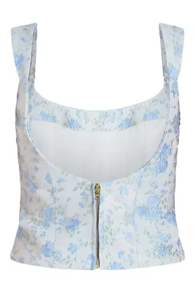 Markarian Maisie Cornflower and Mint Brocade Top | Thumbnail 2 Markarian Maisie Cornflower and Mint Brocade Top | Thumbnail 2